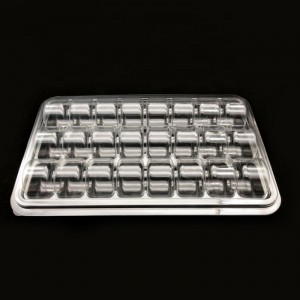 Оптовые нестандартные размеры macarons box clear candy разлагаемый ланч-бокс