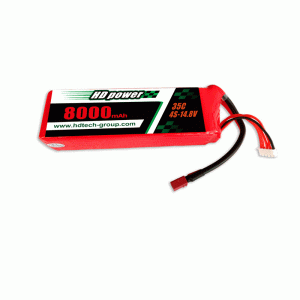 HD POWER 8000mAh 4S 35C 14.8V для БПЛА