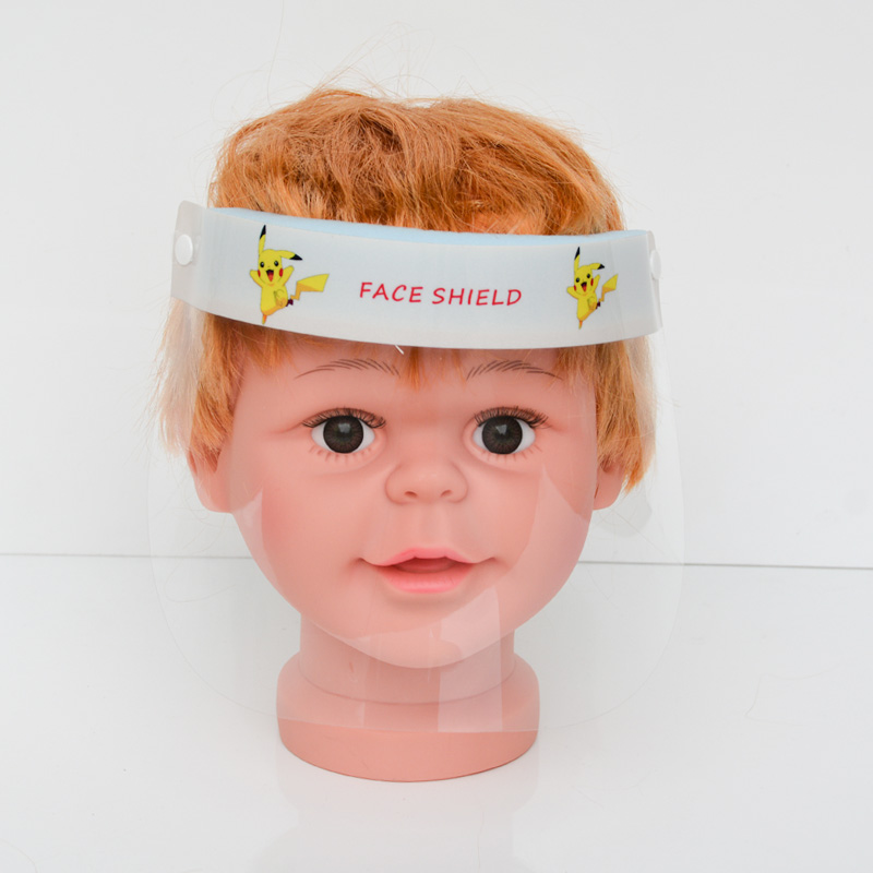 En166 Пользовательские многоразовые Anti-Fog Kids Face Shield Защитная маска для лица