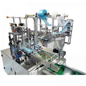 Высокоскоростная машина для изготовления масок 1 + 1 с корректирующим устройством