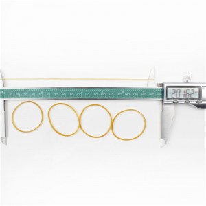 Желтая прозрачная резинка с высокой эластичностью, антивозрастная, оптовая продажа с фабрики, настраиваемое резиновое кольцо