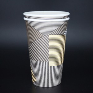 Одноразовая одностенная бумажная кофейная чашка