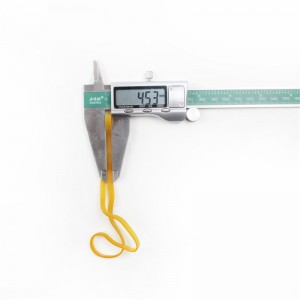 Заводской удлиненный и расширенный желтый прозрачный высокотемпературный антивозрастной промышленный резиновый ремень