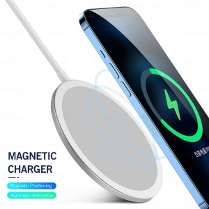 Magnetic Magsafe Беспроводное Зарядное устройство для телефона 15 Вт Портативное Magsafe Зарядное устройство для Apple iPhone 12 11 Pro Максимальная ...