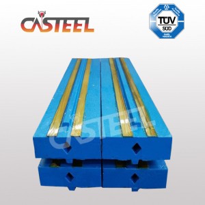 Высокий хром, мартенсит с керамической продувом для Kleemann MR110, MR122, MR130 Ударная дробилка