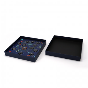 Индивидуальная розовая крышка и база роскошных валентинок волос картона волос подарочная коробка