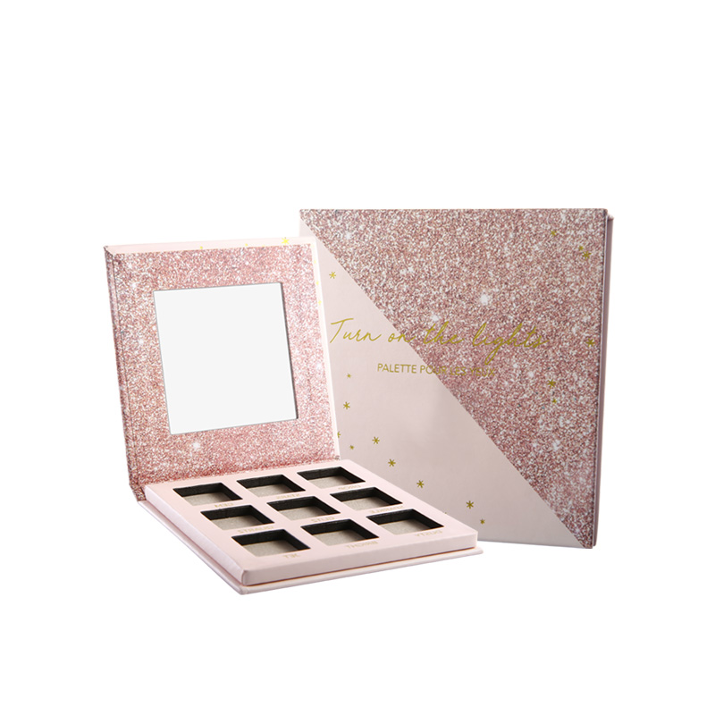 Wholesale Beauty Creations Блестящие розовые пользовательские палитра макияжа частная этикетка Makup Palette Eyeshadow Palette