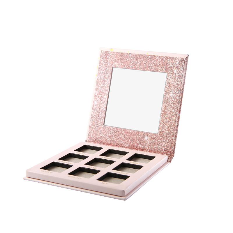 Wholesale Beauty Creations Блестящие розовые пользовательские палитра макияжа частная этикетка Makup Palette Eyeshadow Palette
