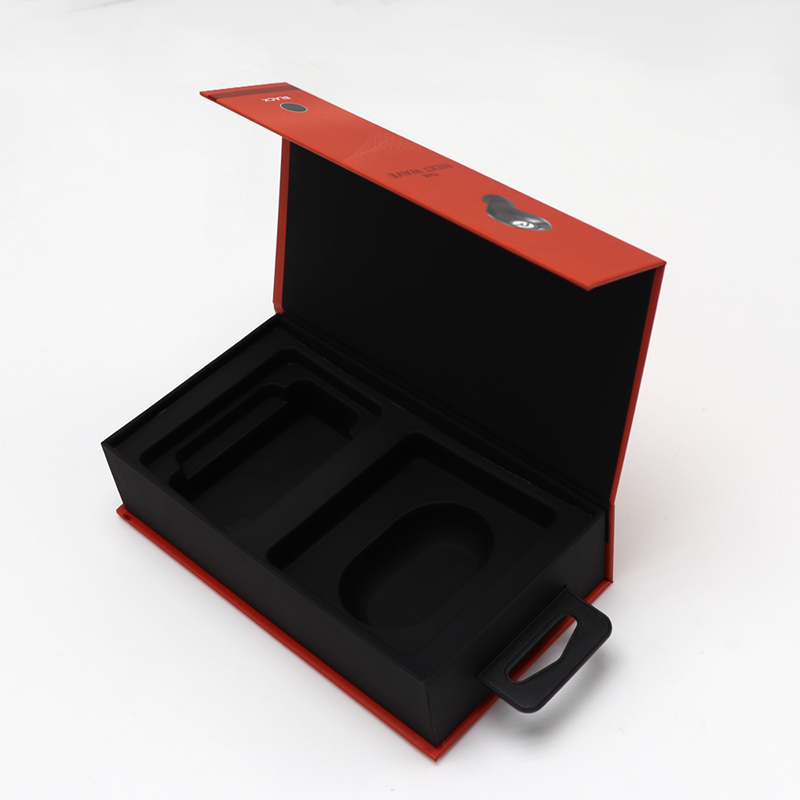 Картонная коробка Производитель Печатка Золотая фольга Запасных наушников Упаковочная коробка для Упаковки бытовой электроники