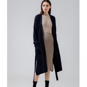 Свободные, стильные и случайные австралийские шерсти Cardigan65003#