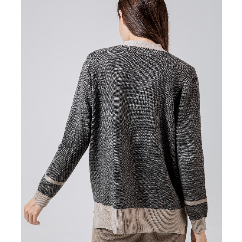 Модная Trend Casual Joker Weave Wemp вязать короткометражным пальто 69012#