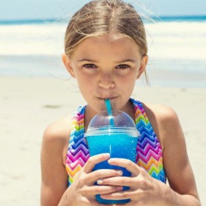 Биоразлагаемый компостируемый PLA Прозрачная пластиковая чашка с крышкой