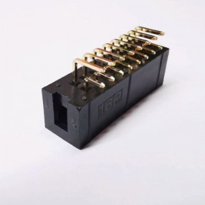 2x8p 2.54mm Pitch Pitce Плевый Угловой Диплон Заголовок Женский Розетка