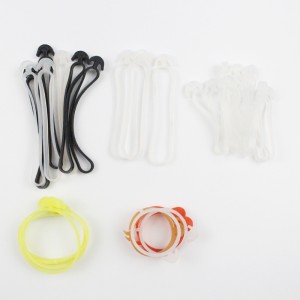 Производитель производит и продает резиновые полосы в форме крюка и могут настроить натуральные резиновые резиновые полосы