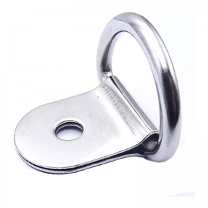 Небольшая стальная D-кольцевая стяжка мозолей, D кольца якорь кольцо для нагрузок на корпус грузовые прицепы грузовые трейлеры RV ...