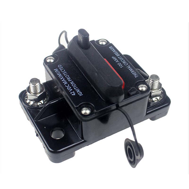 12V 24VDC 60A 80A 100A 150A 200A 250A 300A черный цвет домашняя солнечная система водонепроницаемый автоматический выключатель сброс предохранитель инвертор