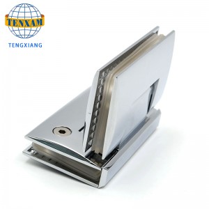 Цинковый сплав/stainless Steel 135 градусов Душ шарнир для душевой комнаты стеклянный дверной клип