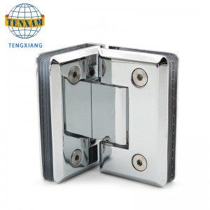 90 градусов Шока стеклянная дверь шарнир из нержавеющей стали