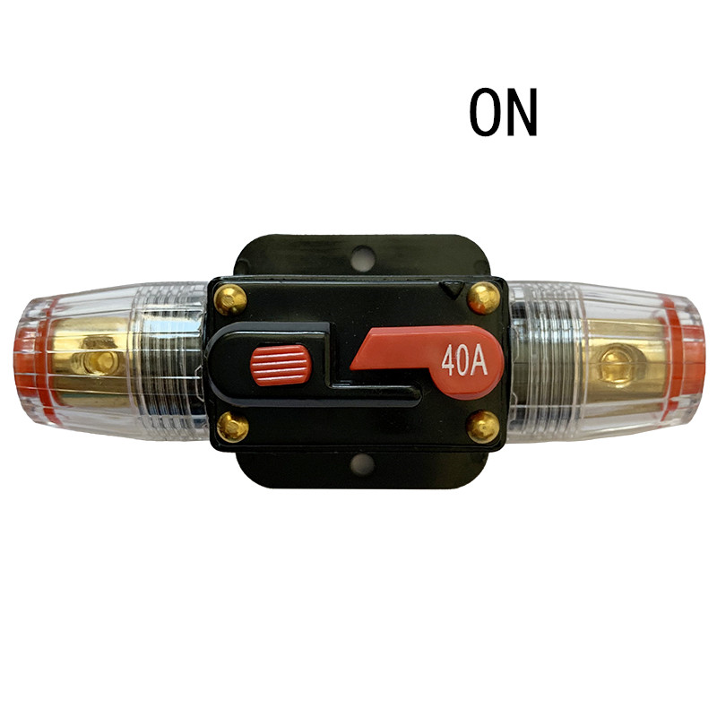 12V 24V DC 20A 30A 40A 50A 60A 80A 100A AUTO Автомобильный велосипед Солнечная энергия автоматического выключателя Сброс предохранителей выключатель для домашнего солнечного