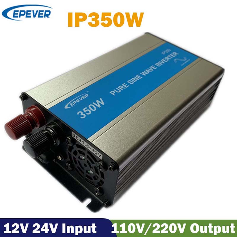 Egever IPOWER350W Солнечная зарядка сетки Чистая синусоидальная волна инвертора 12V24VDC 110V/120V/220V/230VAC Солнечная мощность инвестора 50 Гц 60 Гц