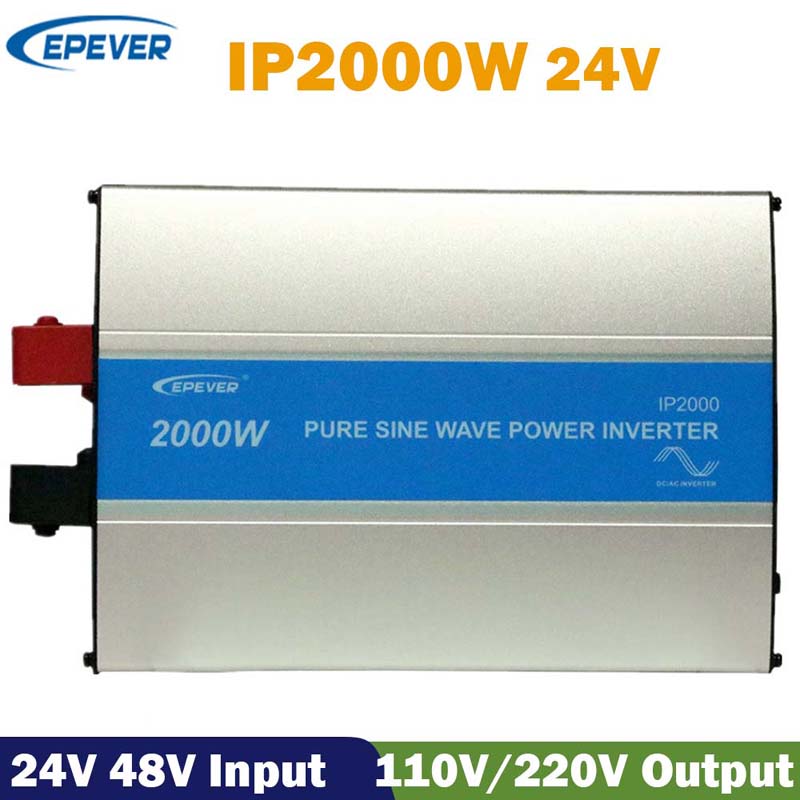 Egever IPOWER2000W SOLAR POWER OFF Сетка Чистая синусоидальная волна инвертора 24VDC 110V120V 220V230V Солнечное зарядное устройство Inversor 50 Гц 60 Гц