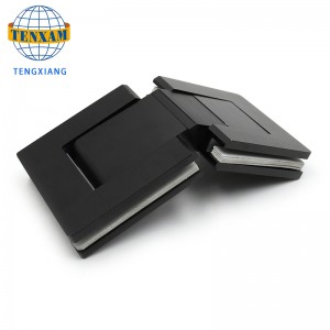 Горячие продажи 135 градусов 304 SS матовый черный душ стеклянные двери петли