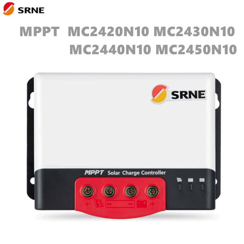 SRNE MC MPPT 20A 30A 40A 50A Солнечная зарядка заряда 12V/24V Авто Max 100 В Bluetooth-дисплей Солнечный регулятор батареи