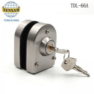 Отель Ванная комната Безрамная стеклянная дверь Двойной Замок Из Нержавеющей Стали Стеклянная Защелковая дверь 8 ~ 12 мм Скользящ...