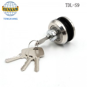 Высококачественные раздвижные стеклянные дверные замки с замком цилиндра