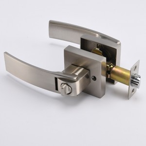 S7811 атласная ручка дверной двери с замком и ключом, ключ для входной двери замок/door Lever, Leverset входной двери замк