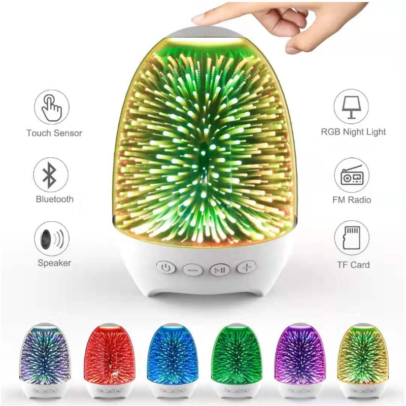 FB-BSK2 High-End Portable Bluetooth-динамик с 7 цветами, изменяющим светодиодное освещение