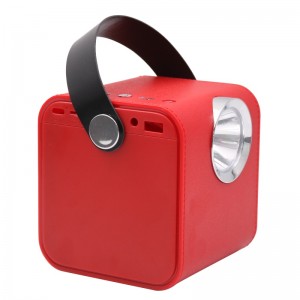 FB-BS5060 Деревянный Bluetooth-динамик с светодиодной факел