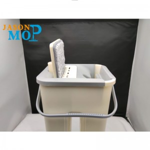 Джейсон новый сверхтонкий волокнистый нержавеющий стержень из тиснения плоский швабра, волшебный бочонок