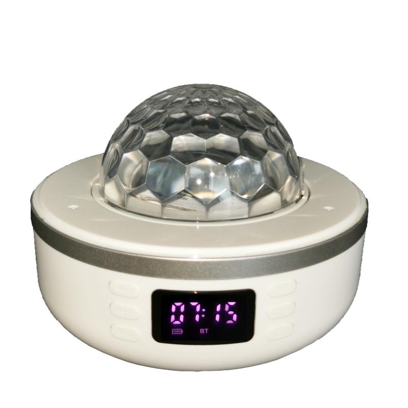 FB-BSK5 Bluetooth Clock Radio Speater с настольной лампой, дискотековым шариком и освещением проекции