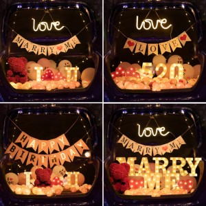 Пользовательские алфавиты арабские номера шаржевые огни 3D светодиодные буквы знак ночной свет Открытый для бар отель свадебный ...