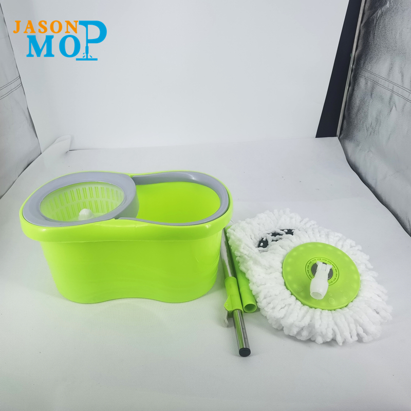 Jason Microfiber Spin SPOR 360 Easy Virting MOP Bucket Волшебный пол Очистка Спиннинг швабра и ведро