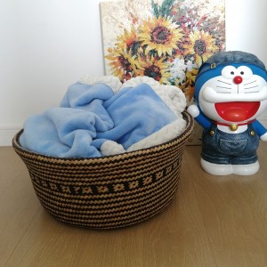 Водная круглая декоративная корзина черный