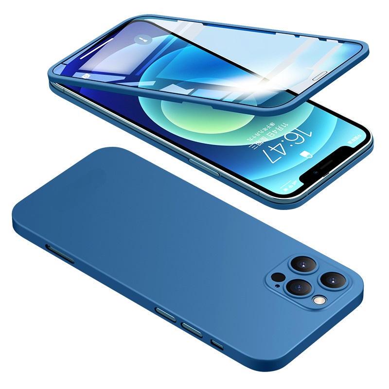 Новый 360 Полный чехол для телефона с экраном Protection Integrated Screen Cover Flane для iPhone 12 Pro Max
