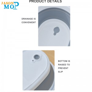 Jason Складное силикагель-гель Ведро с ручкой Автомобиль Стиральная рыбалка Ведро Складное резервуар для воды и пространство Собега