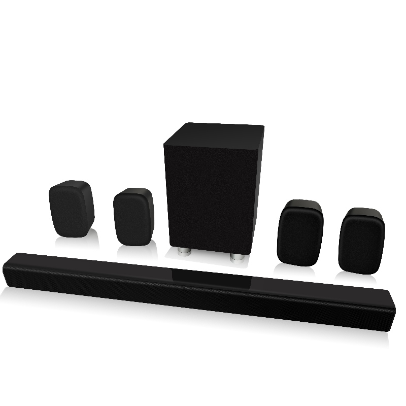 FB-SB55 5.1CH Bluetooth Soundbar динамик с внешним проводным сабвуфером