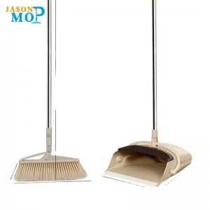 Пластиковый материал бытовой уборки длинной пыли с метлой, метлой Dustpan и Squeegee