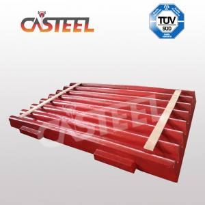 Шанхай Longyang челюсть дробилка частей PE800 * 1060 челюсти, боковые плиты