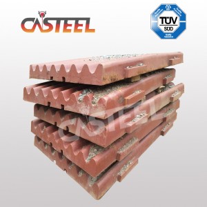 Шанхай Longyang челюсть дробилка частей PE800 * 1060 челюсти, боковые плиты