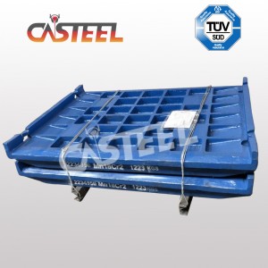 MC110 челюсть тарелка фиксированная и качелями для мобильной дробилки Kleemann