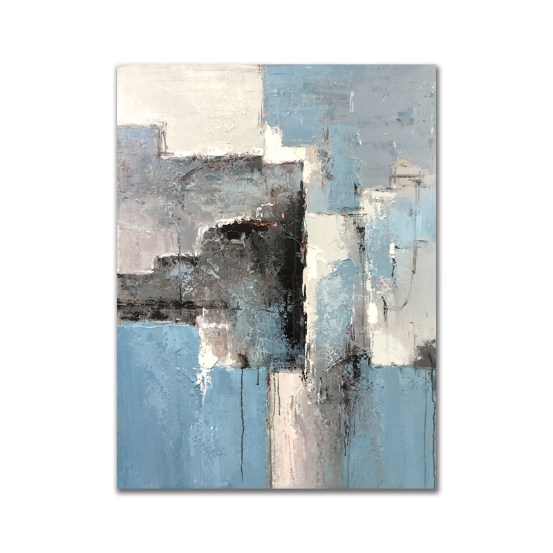Домашнее украшение Современный нос абстрактный ручной роспись Canvas Wall Art