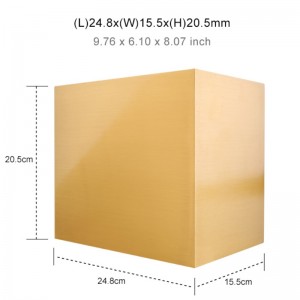 Матовая медная урна