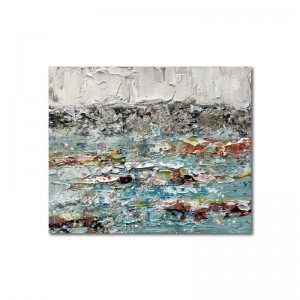 Абстрактное искусство кадр ткани холст чистые ручные покрашенные другие стены искусство живописи картина