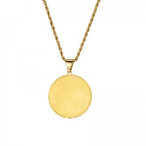 Ожерелье с двумя пальмами HIP-хоп