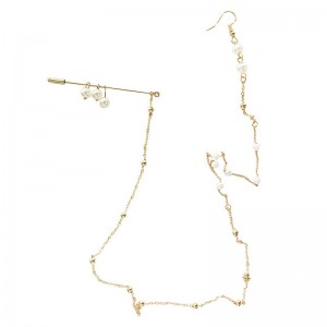 Серьги с присоединением брошь