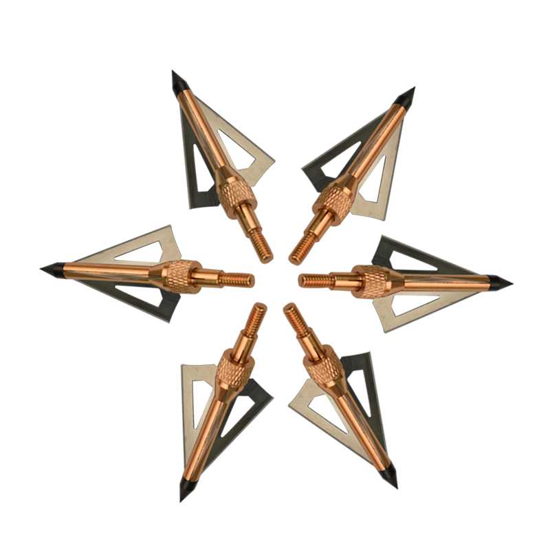 Nika Archery 151008 Archery Arrow Point Hunting Steel Arrow Broadhead